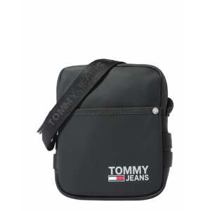 Tommy Jeans Válltáska 'CAMPUS'  fekete / tengerészkék / szürke / fehér / piros