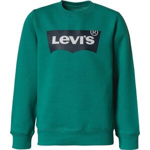 LEVI'S Tréning póló  zöld / fehér / sötétszürke
