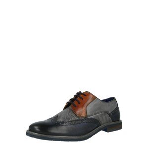 bugatti Fűzős cipő 'Adamo'  sötétkék / barna / szürke