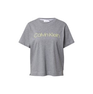Calvin Klein Póló  szürke melír / limone