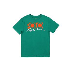 Polo Ralph Lauren Shirt  zöld / fehér / narancs