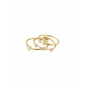 Pilgrim Gyűrűk 'Kamari'  arany / fehér
