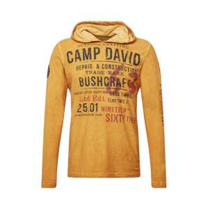 CAMP DAVID Shirt  sárga / fekete / piros
