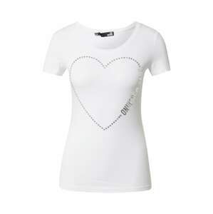 Love Moschino Póló  fehér / ezüst