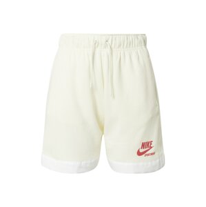 Nike Sportswear Nadrág  bézs / piros / fehér