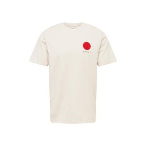 EDWIN Póló 'Japanese Sun'  fekete / piros / világos bézs