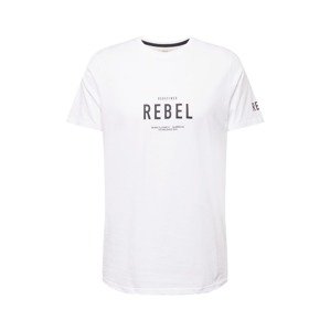Redefined Rebel Póló 'Ronan'  fehér / fekete