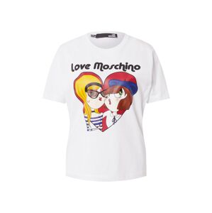 Love Moschino Póló  fehér / merlot / sárga / tengerészkék / barna