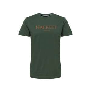 Hackett London Póló  sötétzöld / barna