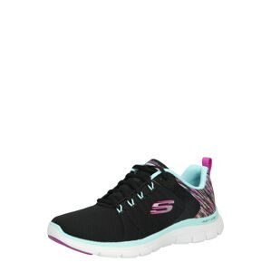 SKECHERS Rövid szárú edzőcipők 'Flex Appeal 4.4'  vegyes színek / fekete