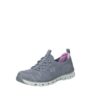 SKECHERS Rövid szárú edzőcipők  kék melír / világos-rózsaszín