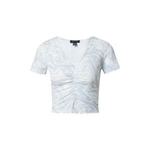 NEW LOOK Póló 'MARBLE'  világoskék / fehér