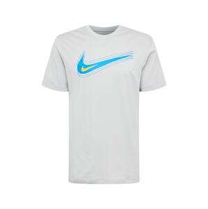 Nike Sportswear Póló  világosszürke / türkiz / limone