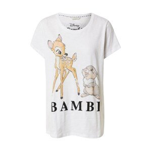 Frogbox Póló 'Bambi'  fehér / világosbarna / fekete