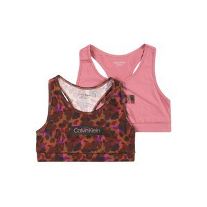 Calvin Klein Underwear Melltartó  rózsaszín / bogyó / brokát / fekete