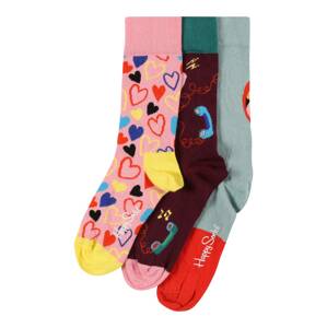 Happy Socks Zokni  rózsaszín / piros / lilásvörös / opál / vegyes színek