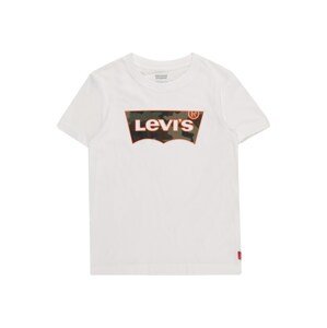 LEVI'S Póló  fehér / khaki / narancs