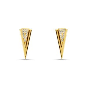 MOSUO JEWELLERY Fülbevalók 'Victoria'  arany / ezüst