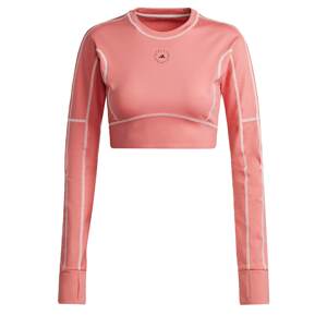 adidas by Stella McCartney Funkcionális felső  rózsaszín / fehér