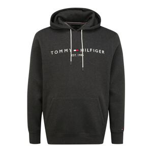 Tommy Hilfiger Big & Tall Tréning póló  szürke melír / fehér