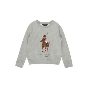 Polo Ralph Lauren Tréning póló  szürke melír / tengerészkék / sötét barna / piros