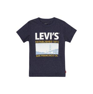 LEVI'S Póló  tengerészkék / fehér / limone / füstkék