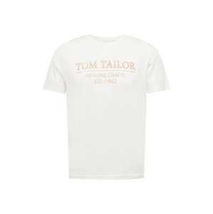 TOM TAILOR Póló  fehér / púder