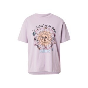 BDG Urban Outfitters T-Shirt 'LUNA'  lila / vízszín / sárgabarack