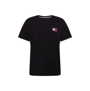 Tommy Jeans Póló  fekete / piros / fehér / tengerészkék