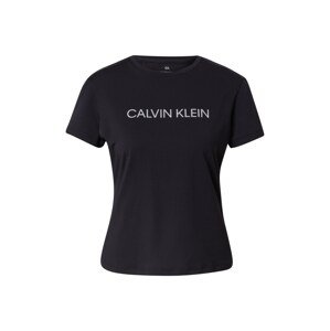 Calvin Klein Performance Póló  fekete / szürke