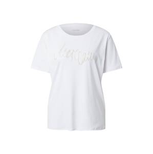 Marc Cain T-Shirt  fehér / ezüst