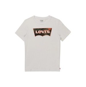 LEVI'S Póló  fehér / narancs / khaki
