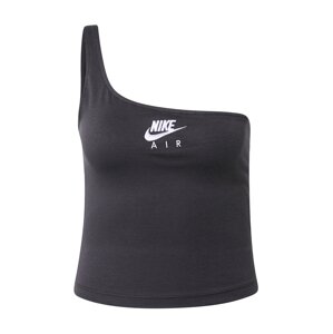 Nike Sportswear Top  sötétszürke / fehér