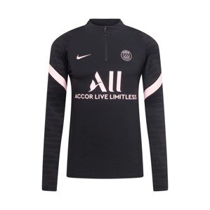 NIKE Sportsweatshirt 'Paris Saint-Germain Strike Away'  fekete / pasztell-rózsaszín