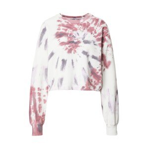 HOLLISTER Tréning póló  lila / sötét-rózsaszín / fehér