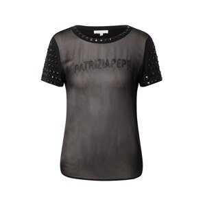 PATRIZIA PEPE T-Shirt 'MAGLIA'  fekete