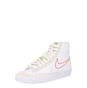 Nike Sportswear Magas szárú edzőcipők 'Blazer Mid '77 SE'  fehér / bézs / narancsvörös