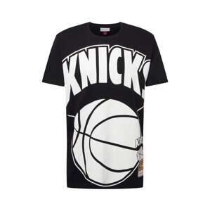 Mitchell & Ness T-Shirt 'BIG FACE'  fekete / fehér