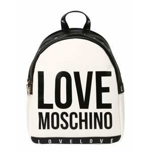 Love Moschino Rucksack  fehér / fekete