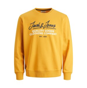 JACK & JONES Tréning póló 'JJHerro'  fekete / fehér / világos narancs
