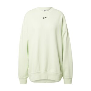 Nike Sportswear Tréning póló  pasztellzöld / fekete
