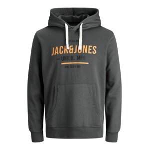 JACK & JONES Tréning póló  szürke / dinnye / fekete / fehér