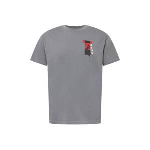DEUS EX MACHINA T-Shirt 'Naito Biarritz'  kő / sötétszürke / dinnye