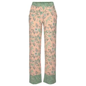 LASCANA Pizsama nadrágok  bézs / zöld