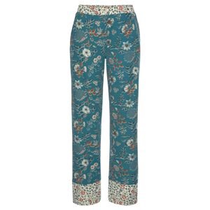 LASCANA Pizsama nadrágok  világosbarna / antracit / benzin / fehér