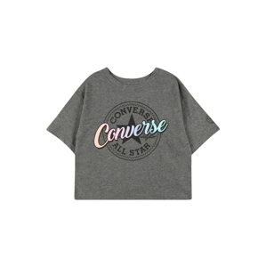 CONVERSE T-Shirt 'TULIP'  szürke melír / fekete / menta / vegyes színek