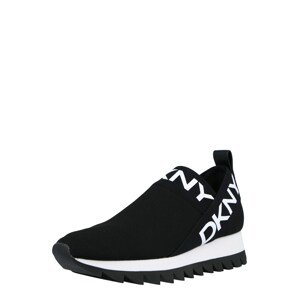 DKNY Belebújós cipők 'ASHTON'  fekete / fehér