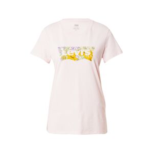 LEVI'S Póló 'The Perfect'  sárga / világoslila / rózsaszín