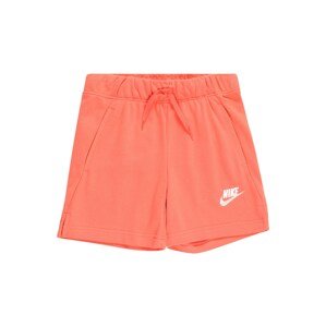 Nike Sportswear Nadrág  korál / fehér