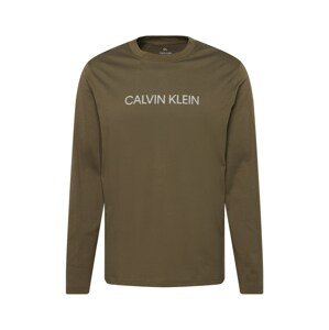 Calvin Klein Performance Funkcionális felső  khaki / világosszürke